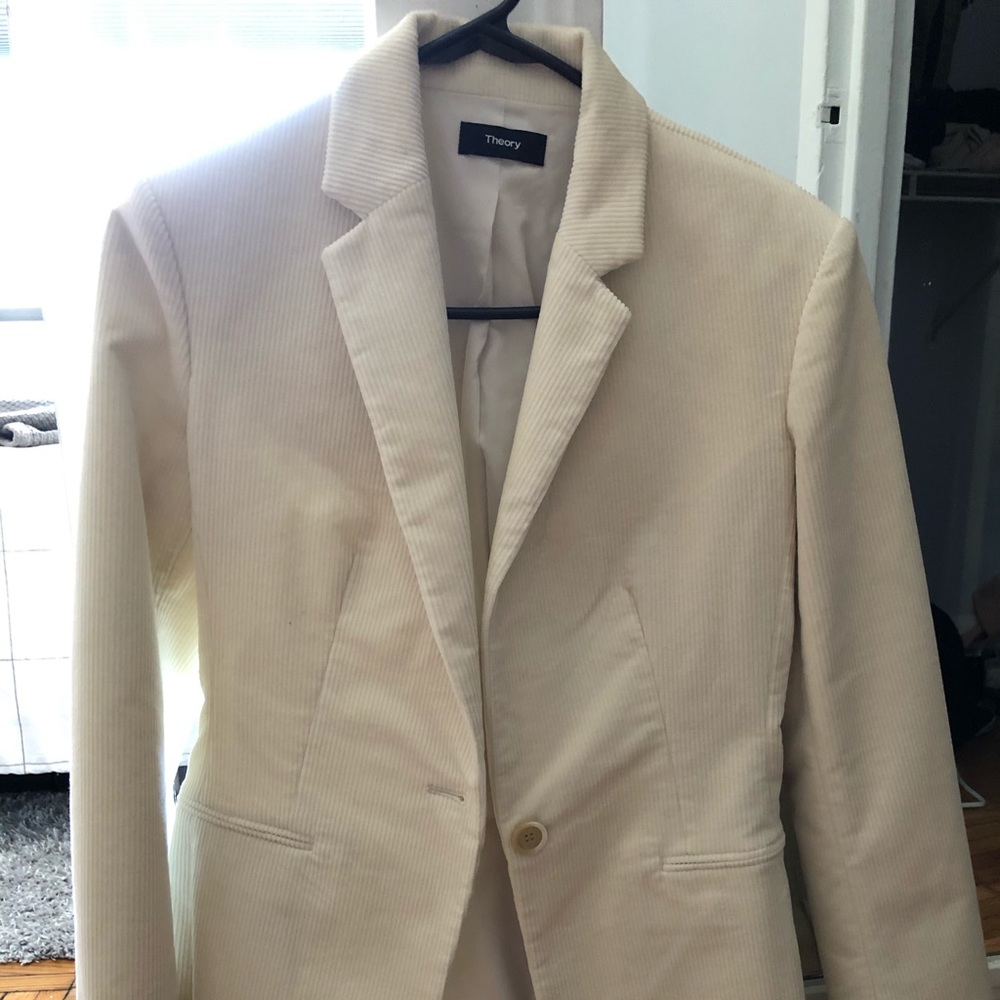 Theory Corduroy Blazer Size 2 NWT